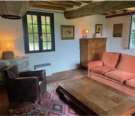 Chaumiere 8p, 4ch, 2 Sde, Grand Jardin, Proche Honfleur Tatil Evi Conteville (Eure)