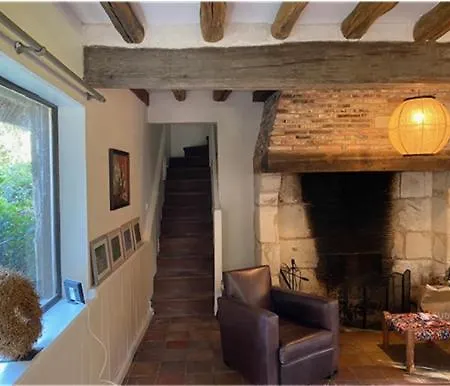 Chaumiere 8p, 4ch, 2 Sde, Grand Jardin, Proche Honfleur Tatil Evi