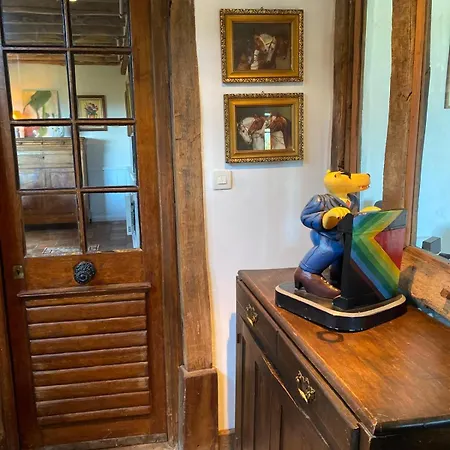 Chaumiere 8p, 4ch, 2 Sde, Grand Jardin, Proche Honfleur Tatil Evi *