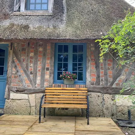 Chaumiere 8p, 4ch, 2 Sde, Grand Jardin, Proche Honfleur Tatil Evi *