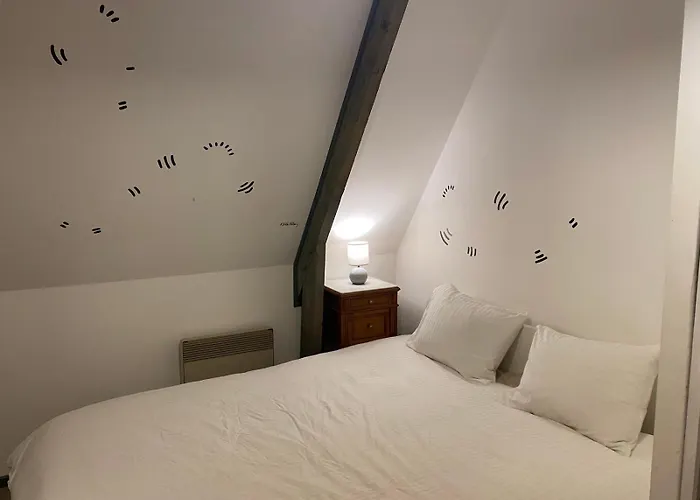 Chaumière 6-8p, 4ch, Proche Honfleur Hébergement de vacances *