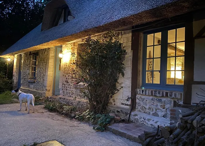 Hébergement de vacances Chaumière 6-8p, 4ch, Proche Honfleur