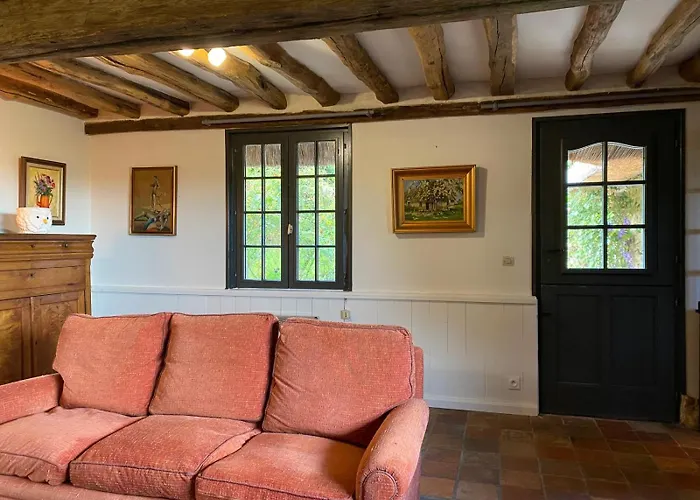 Chaumiere 6-8p, 4ch, Proche Honfleur Dom wakacyjny *