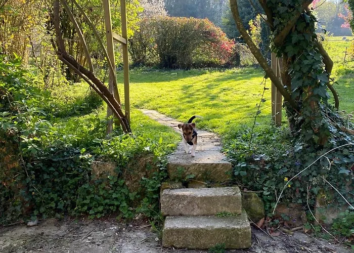 Chaumiere 8p, 4ch, 2 Sde, Grand Jardin, Proche Honfleur Holiday home Conteville (Eure)